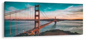Obraz- Golden Gate, San Francisco (120x50 cm)