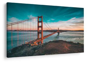 Obraz- Golden Gate, San Francisco (90x60 cm)
