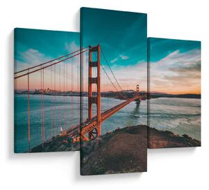 Obraz- Golden Gate, San Francisco (90x60 cm)