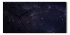 Vodorovné Sklenené hodiny na stenu tiché Hviezdokopy