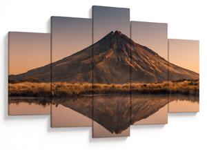 Obraz odrazu hory Taranaki, Nový Zéland (150x105 cm)