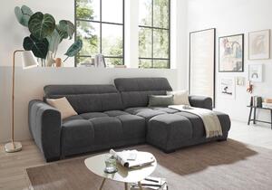 ROHOVÁ SEDAČKA, textil, antracitová Livetastic - Sedačky, Online Only