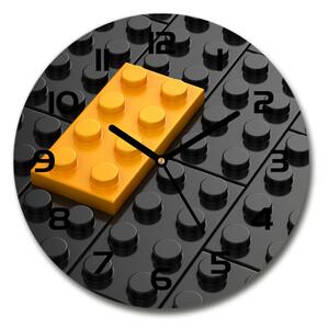 Sklenené hodiny okrúhle Lego pl_zso_30_f_93866818