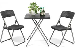 Set záhradného nábytku z technoratanu NAPOLI