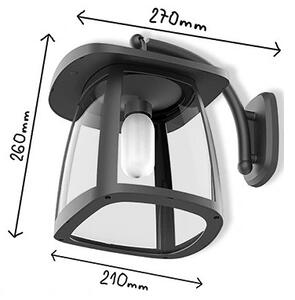 Viking - LED stmievateľné solárne nástenné svietidlo LED/2W/3,7V IP54 4000K 2000 mAh