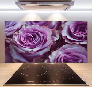 Panel do kuchyne Fialové ruže pl-pksh-120x60-f-106010688