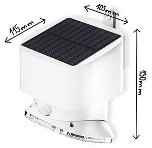 Viking - LED solárne nástenné svietidlo so senzorom LED/1W/3,7V 3000/4000K