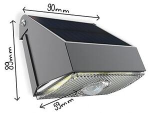 Viking - LED solárne nástenné svietidlo so senzorom LED/3,7V IP54 3000/4000K