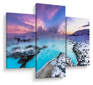 Obraz - Modrá lagúna na Islande (90x60 cm)