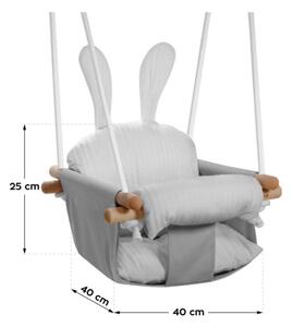 Detská hojdačka Hop 33 Rabbit Grey