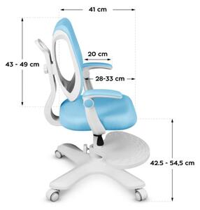 Detská otočná stolička Mark Adler Junior 4.6 Blue