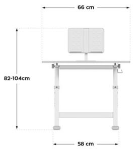Detský rastúci písací stôl Mark Adler Study 3.0 Grey
