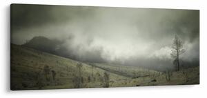 Obraz krajiny pred búrku (120x50 cm)