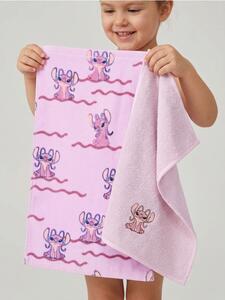 Sinsay - Bavlnené uteráky 2 ks Stitch - levanduľová