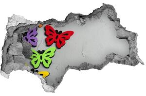 Diera 3D fototapeta nálepka Farební motýle nd-b-128188702