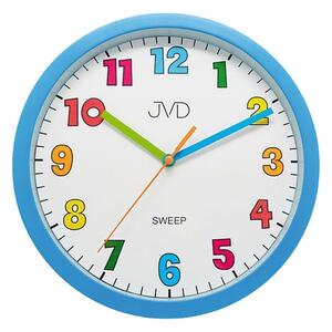 Detské nástenné hodiny JVD HA46.1 modré