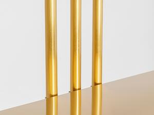 Curve Art konzolový stolík so zrkadlom zlatý