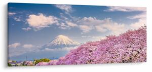 Obraz - Japonská jarná krajina (120x50 cm)