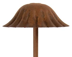 Rustikálny hrdzavý zápich huba L - Ø 14*41 cm - Clayre & Eef