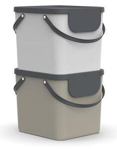 Kôš na triedený odpad ALBULA cappuccino 40 l