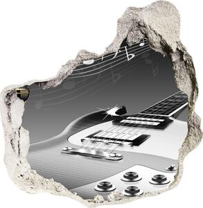 Nálepka 3D diera na stenu Gitaru a mikrofón nd-p-80845509