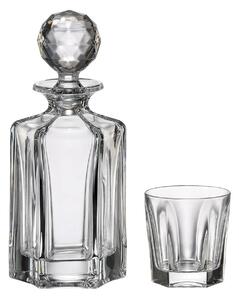 Bohemia Crystal whisky set Victoria Classic (1 karafa + 6 pohárov)