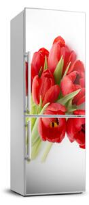 Nálepka fototapeta Červené tulipány