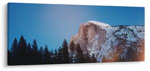 Obraz - Nočný vrchol hôr (120x50 cm)