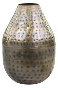 Mosadzná antik kovová dekoračná váza Tiana - Ø 10*15 cm - Chic Antique