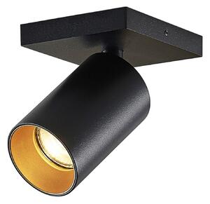 Stropné Lampa Arcchio, Brinja, stmievateľné, Čierna, Chodba, Hliník, Moderný