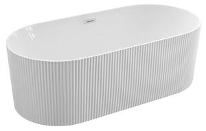 Aqualine Turia strip, voľne stojaca vaňa, 170x80cm, biela, E2785