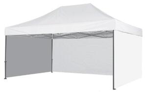 JAKS Nožnicový stan extra strong biely 3 x 4,5 m