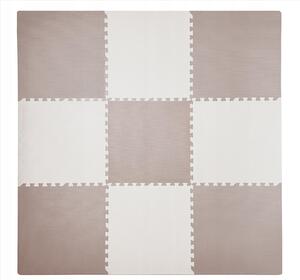 Vulpi Penová podložka na hranie Puzzle XXL 180x180 cm Béžová Mix