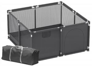 Ohrádka pre deti 130x130 Tuli Comfort Farba: tmavosivá