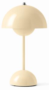 Stolové Lampa &Tradition, Flowerpot VP9, stmievateľné, Béžová, Obývacia izba, Plast, Dizajnový