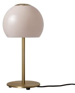 Stolové Lampa FRANDSEN, Ball Glass, Béžová, Obývacia izba, Sklo, Dizajnový