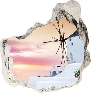 Diera 3D fototapety na stenu Santorini, grécko