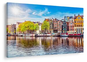 Obraz - Tancujúce domy, Amsterdam (90x60 cm)