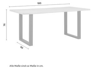 Jedálenský Stôl Elicia 180x90 Cm