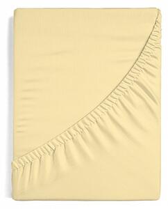 Prestieradlo Světle žluté JERSEY STANDARD Jersey 60/120/15