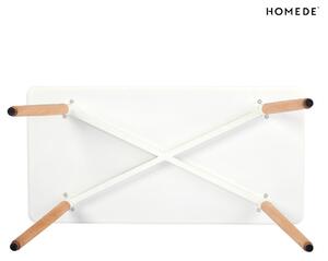 Biely jedálenský stôl ELLE 120x80