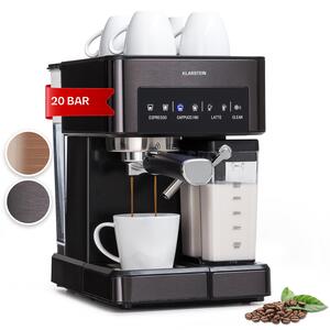 Klarstein Arabica Comfort, espresso kávovar, 1 350W, 20 bar. 1,8l, dotykový ovládací panel
