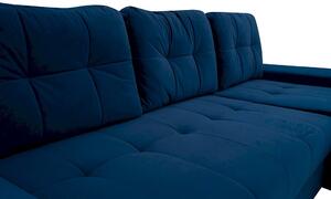 Rozkladacia rohová sedačka MEROLA - modrá