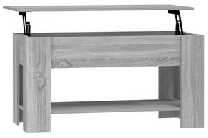 Konferenčný stolík sivý sonoma 101x49x52 cm spracované drevo