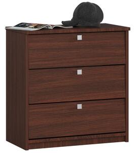 3 krídlový botník MINI 60 cm, wenge