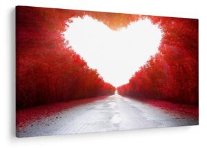 Obraz - Cesta k láske (90x60 cm)