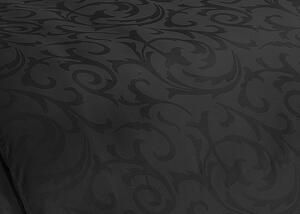 Matějovský Posteľné obliečky damaškové Lolita čierna Damašok 1x70x90,1x140x220 cm