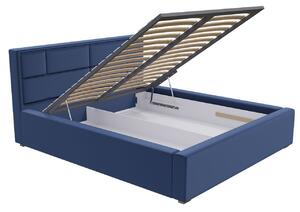 Jednolôžková posteľ s úložným priestorom a roštom 120x200 IVENDORF 2 - šedá 1