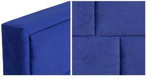 Jednolôžková posteľ s roštom 120x200 IVENDORF 2 - tmavá modrá