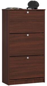 3 krídlový botník 60 cm, wenge
